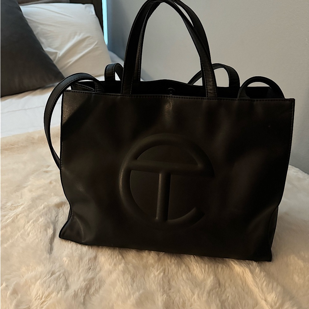 Telfar black medium bag